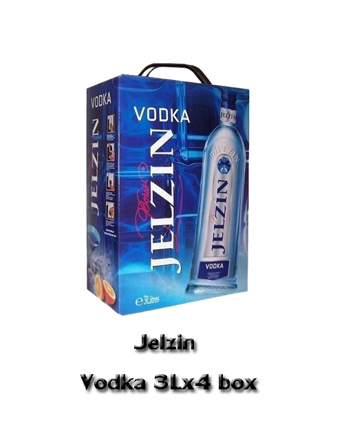 8.Jelzin Vodka 3L Box 4